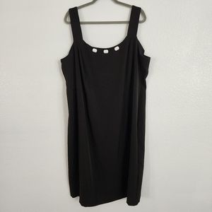 Maya Brooke black shift dress size 22W